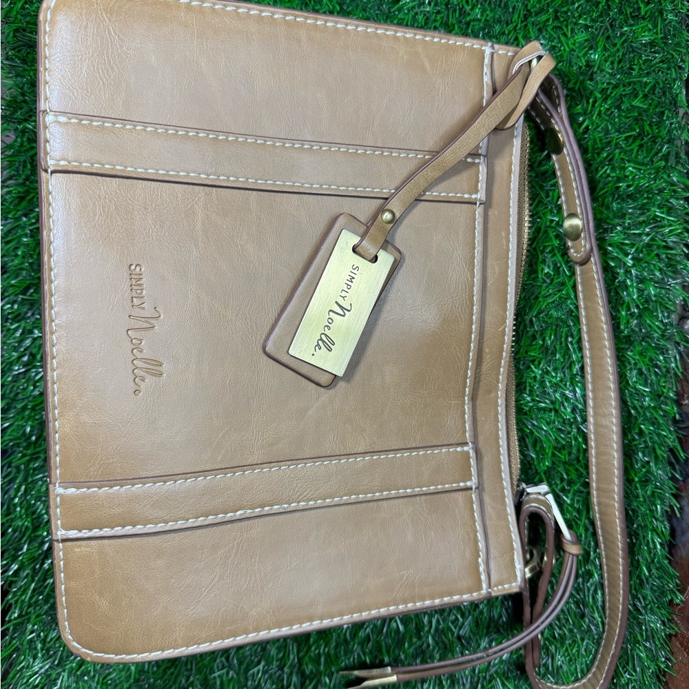 Simply Noelle Tan Crossbody Bag